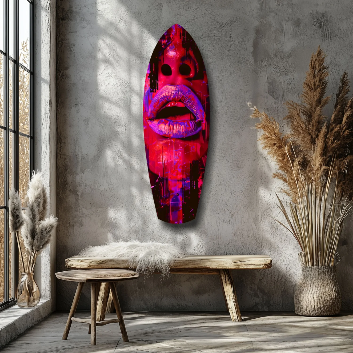 Colorful Lips V5 Glass Wall Art - Image 7