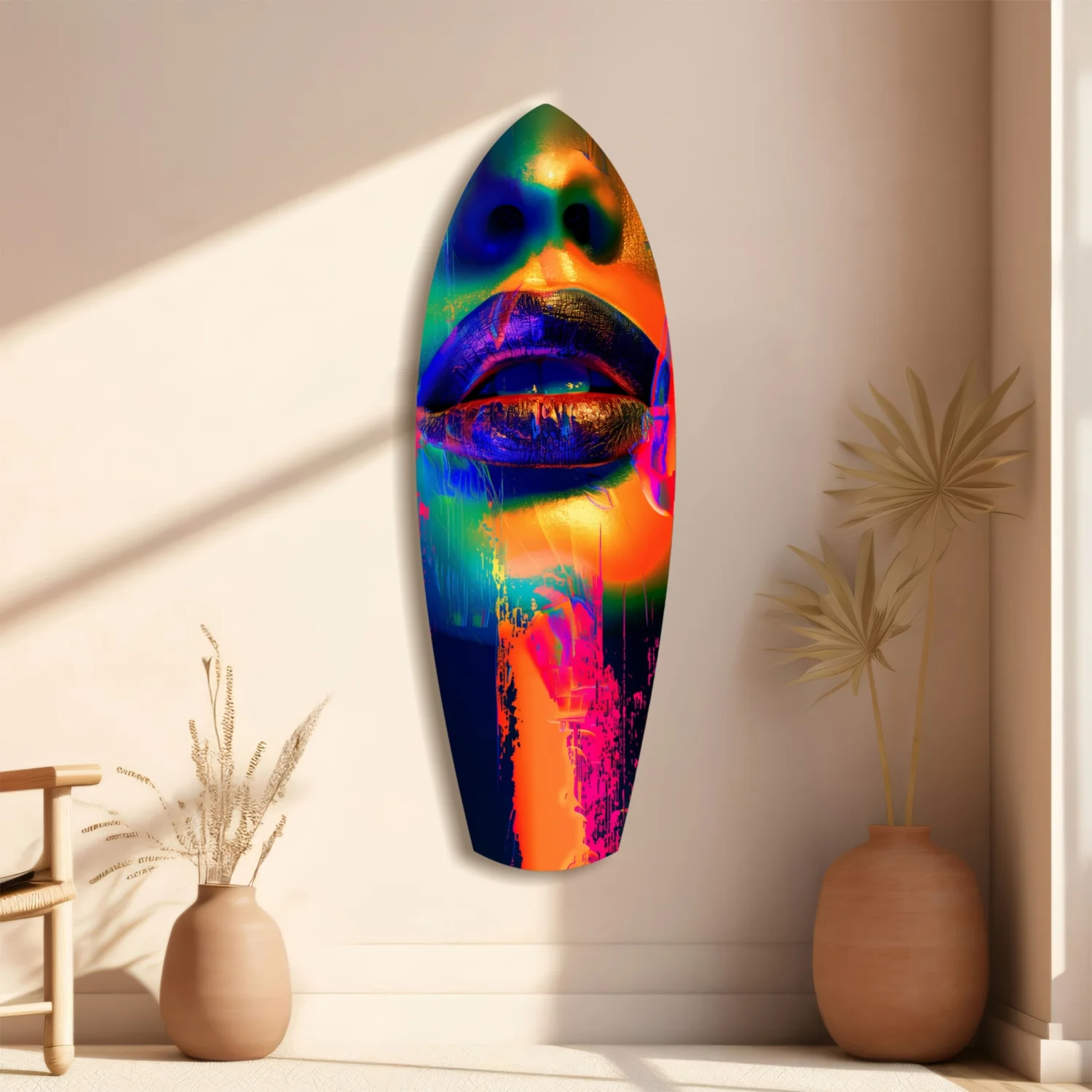 Colorful Lips V6 Glass Wall Art - Image 11