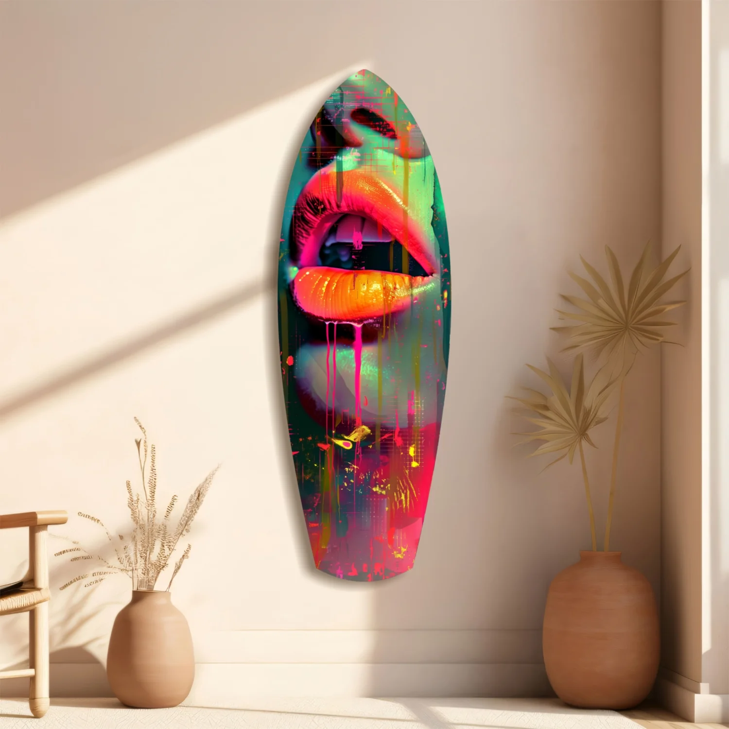 Colorful Lips V13 Glass Wall Art - Image 11
