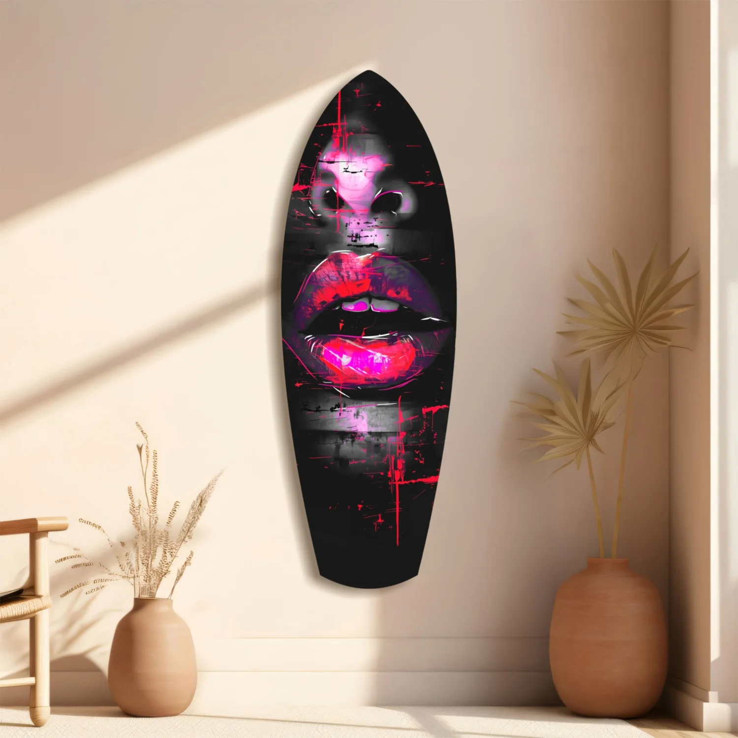 Colorful Lips V16 Glass Wall Art - Image 11