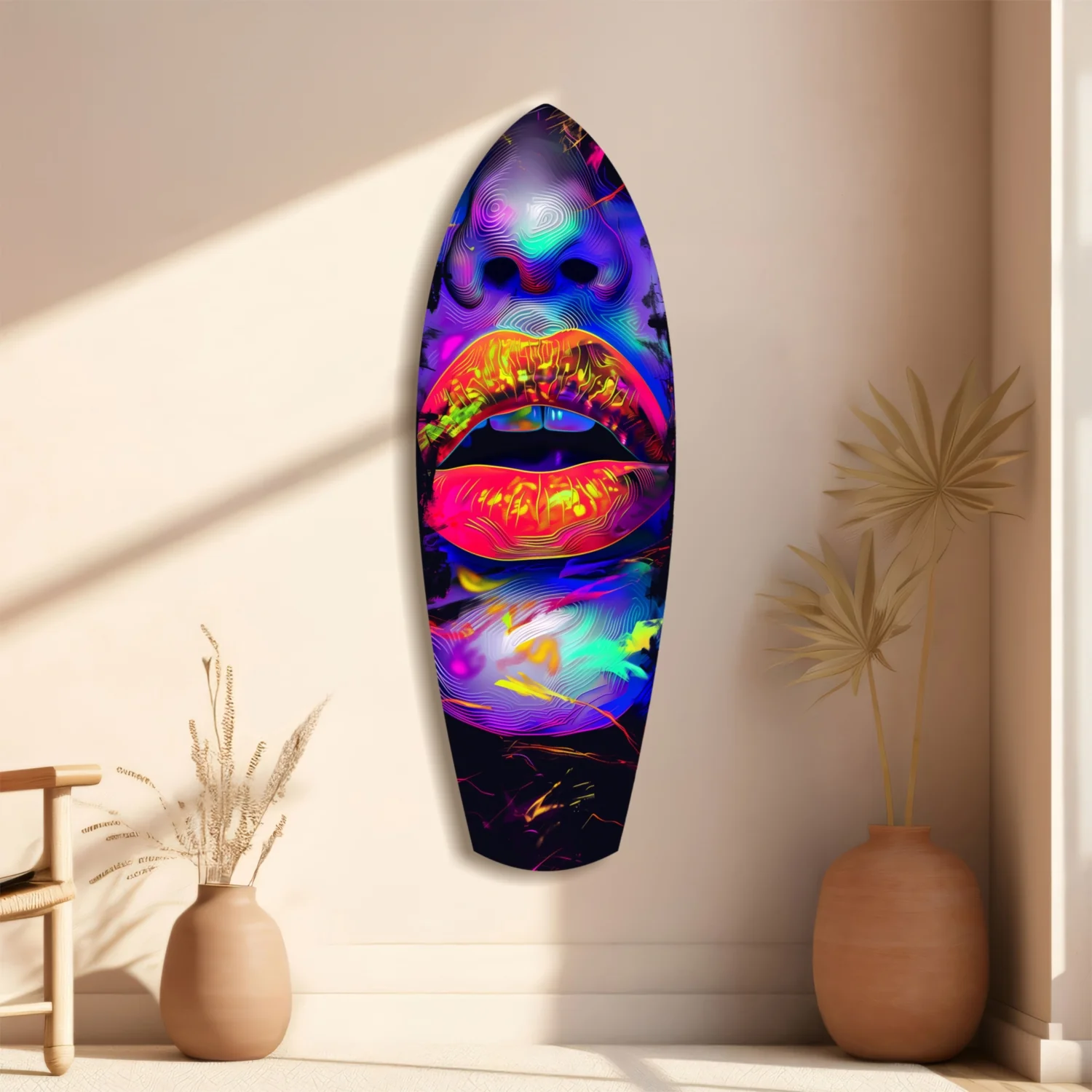 Colorful Lips V18 Glass Wall Art - Image 11
