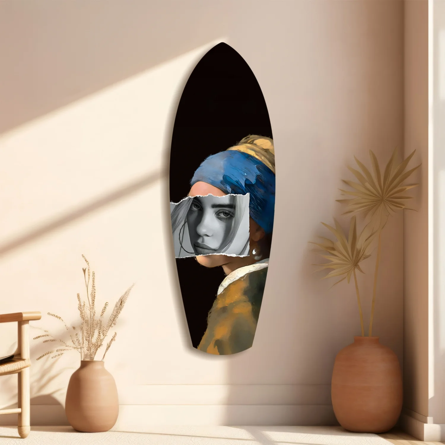 Pearl Earring Modern Renaissance Glass Wall Art - Image 11