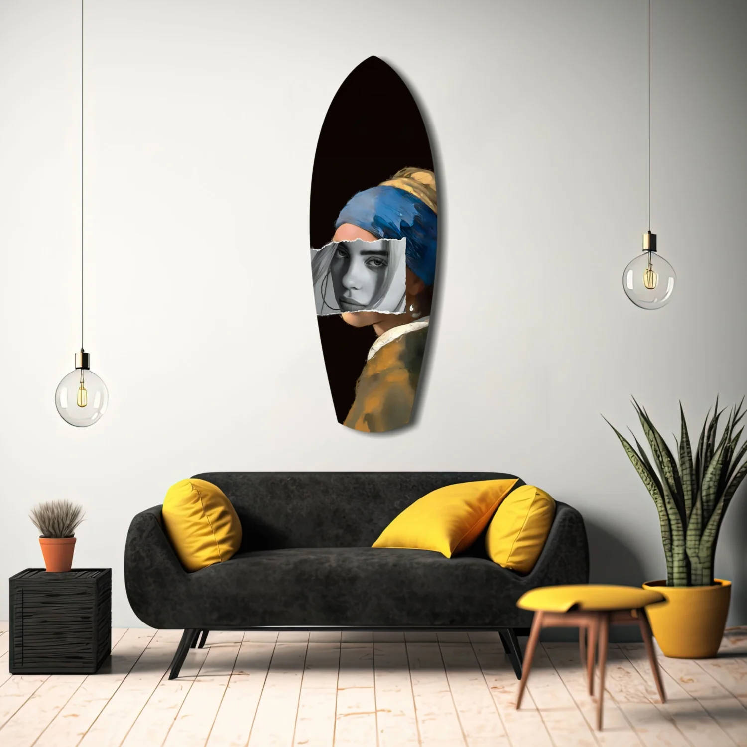 Pearl Earring Modern Renaissance Glass Wall Art - Image 12