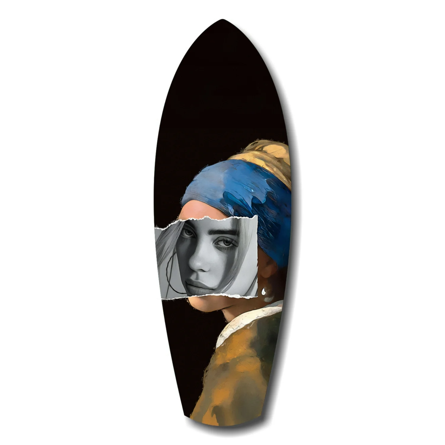 Pearl Earring Modern Renaissance Glass Wall Art - Image 7