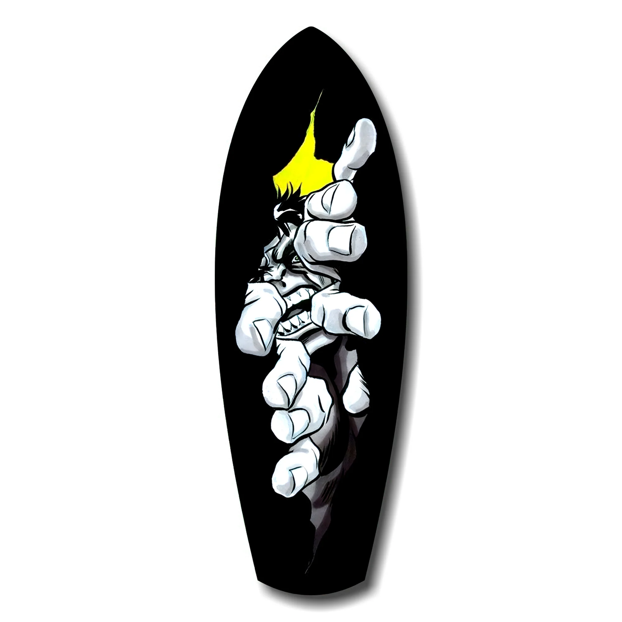 Anime Fighter Bandage Hands Manga Glass Wall Art - Image 7