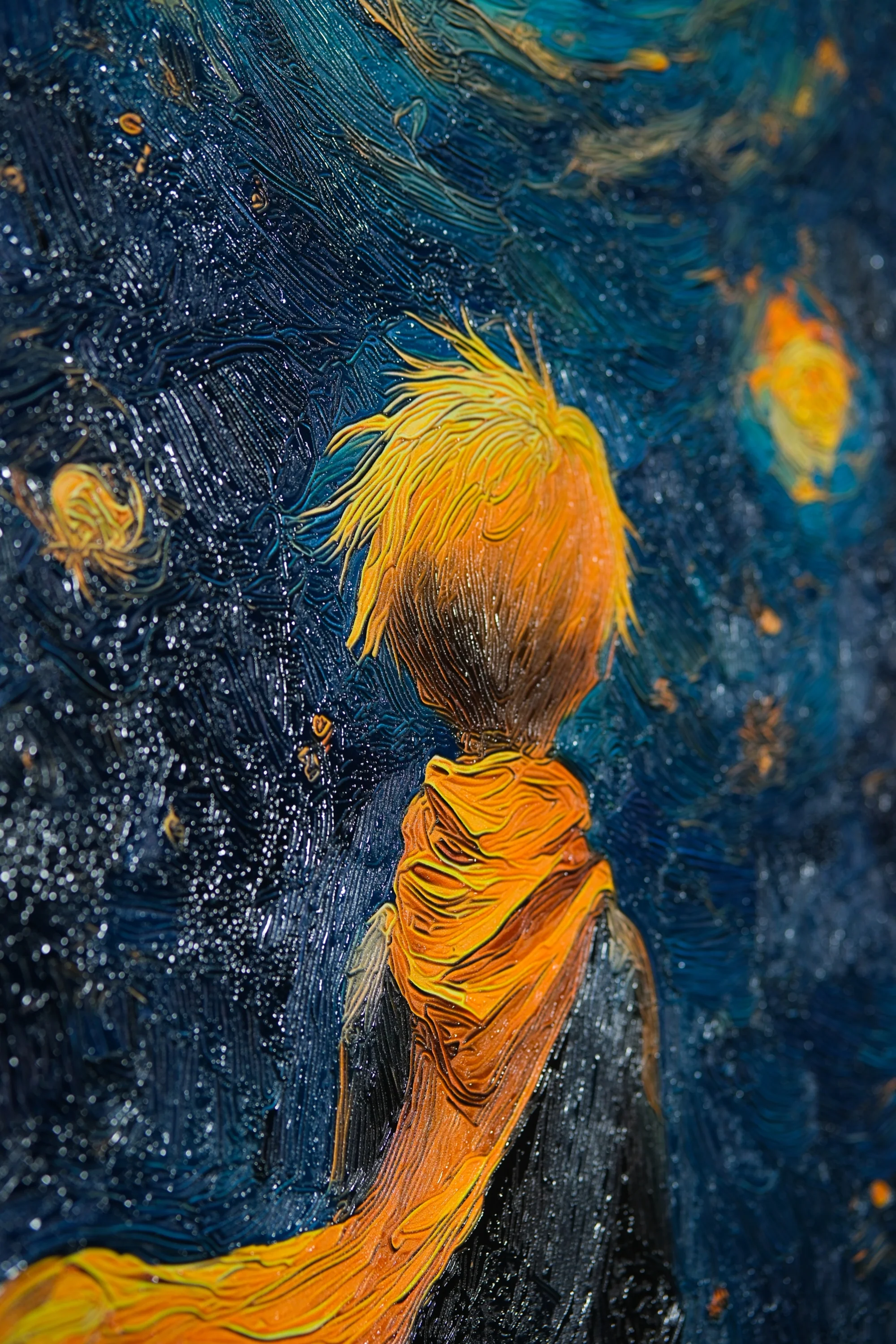 Starlit Wanderer — Haptic 3D Embossed + Gloss Lacquer Print - Image 8