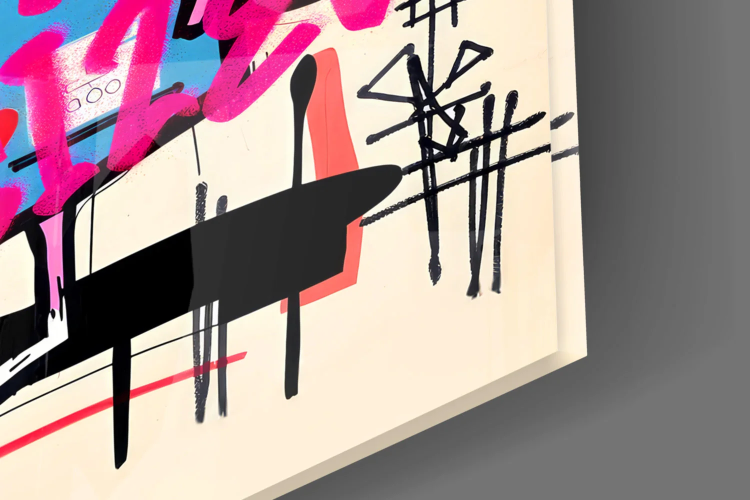 Urban Peppa Glass Wall Art || Designer Collection - Image 8