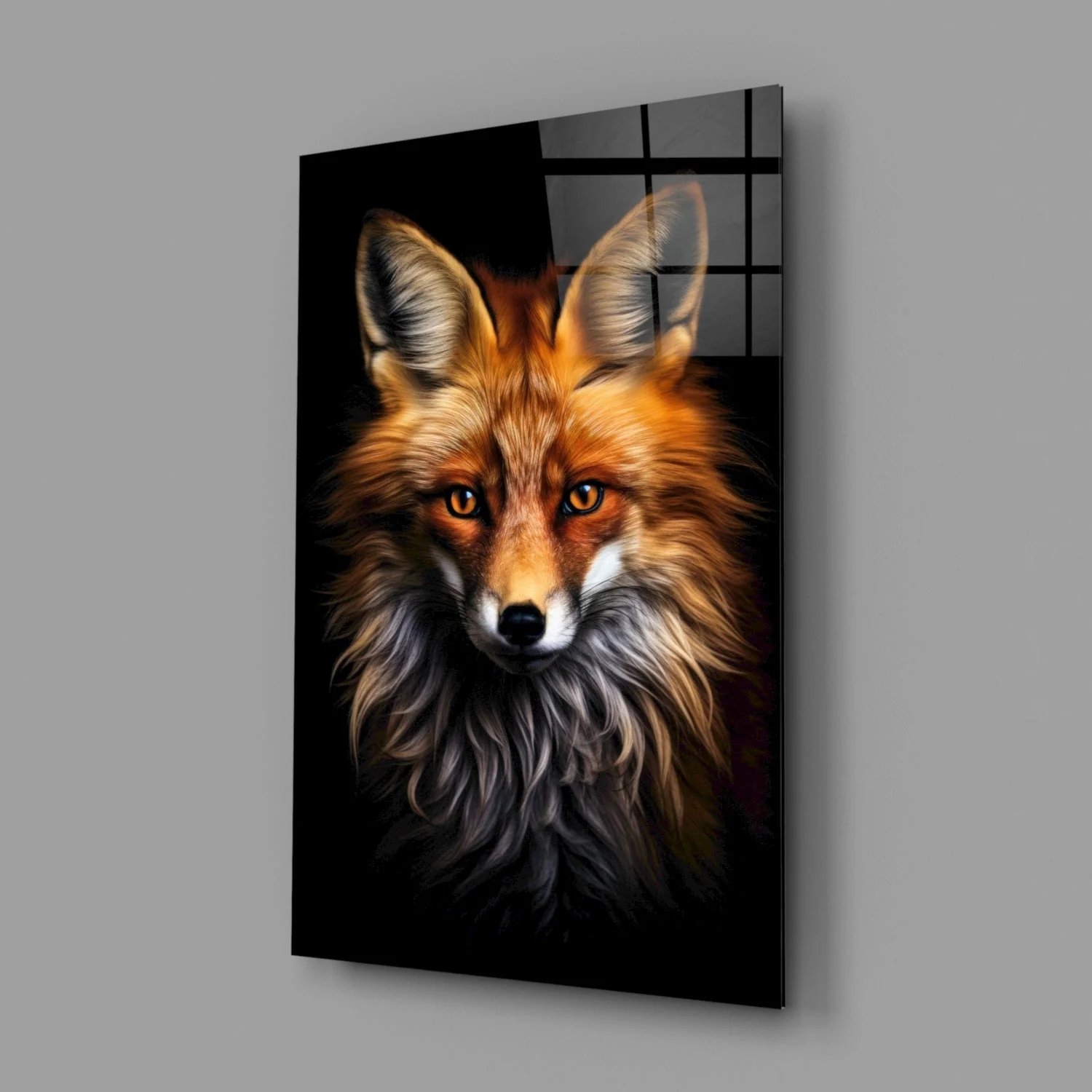 Eyes of the Fox Glass Wall Art || Designer Collection - Image 3