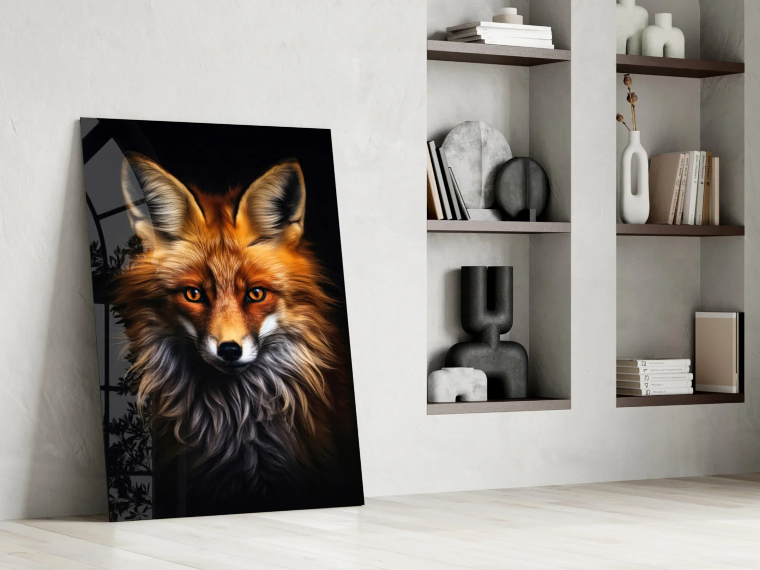 Eyes of the Fox Glass Wall Art || Designer Collection - Image 7