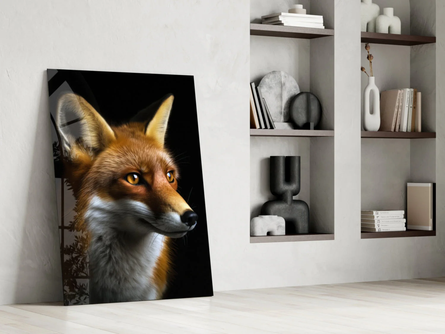 The Secret of the Fox Glass Wall Art || Designer Collection - Image 7