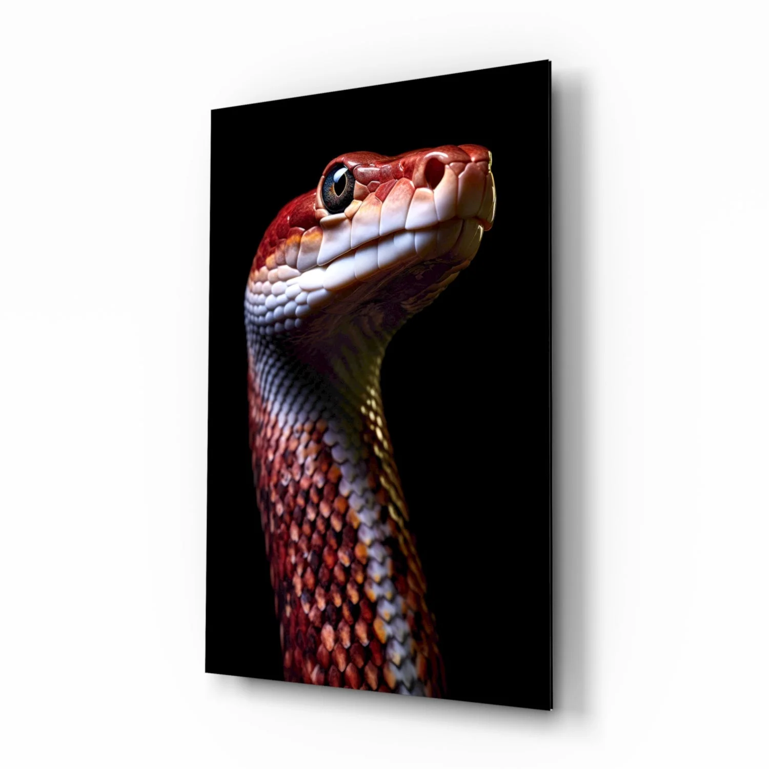 Eyes of the Fiery Serpent Glass Wall Art || Designer Collection - Image 2