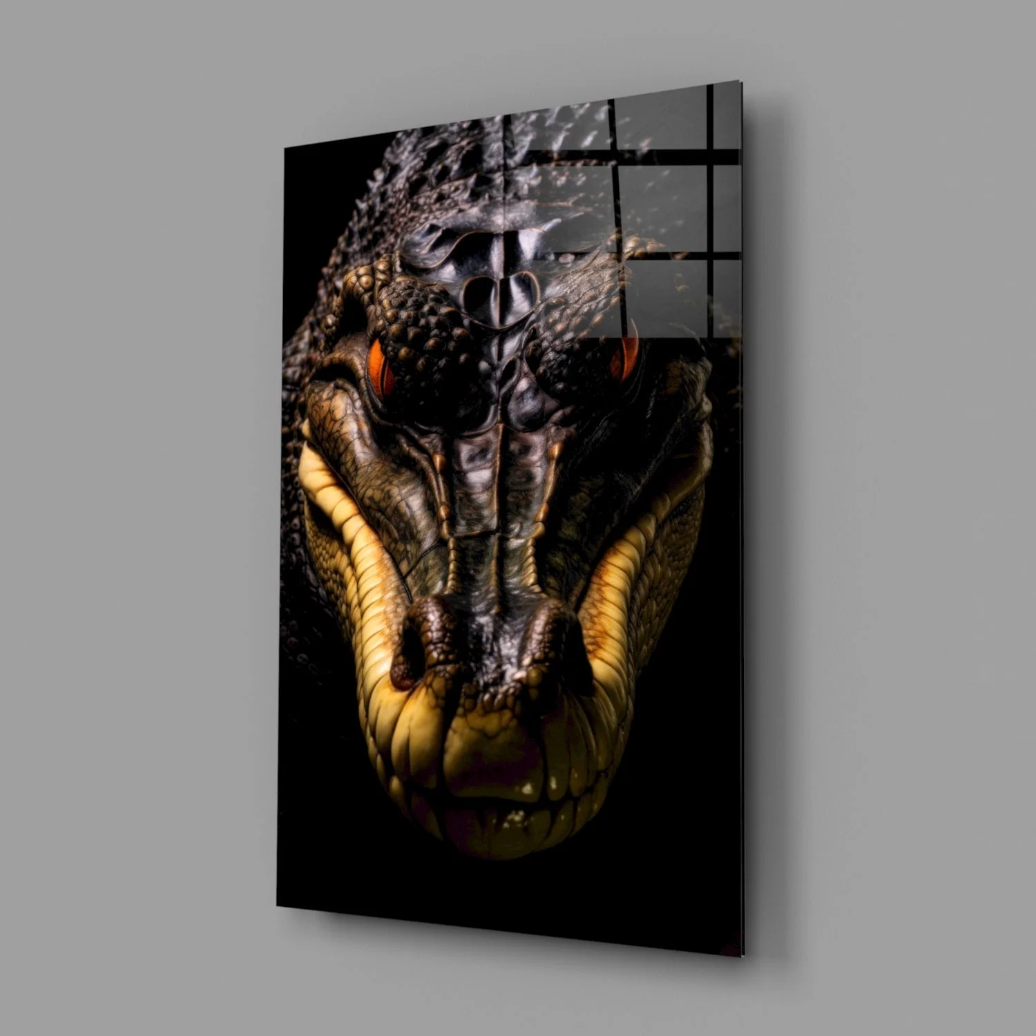 The Hunter in the Eyes Glass Wall Art || Designer Collection - Image 3