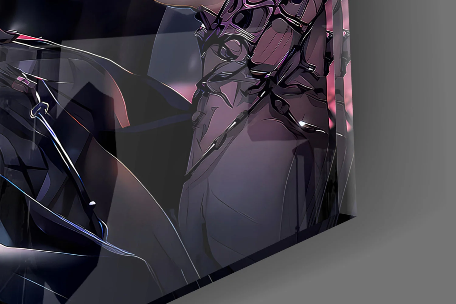 Shadow Queen Glass Wall Art || Designer Collection - Image 7