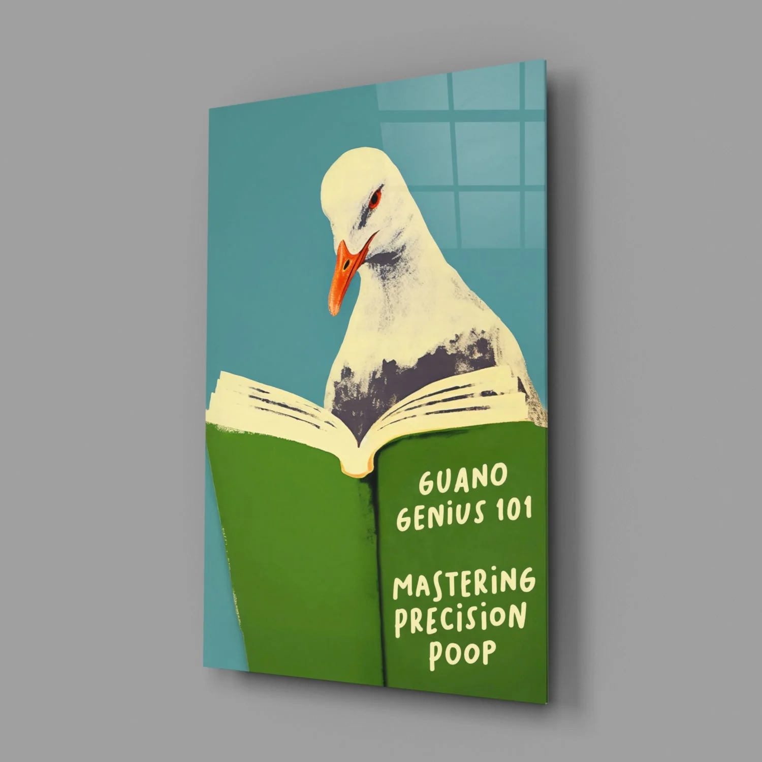 Seagull Science Glass Wall Art || Designer Collection - Image 2