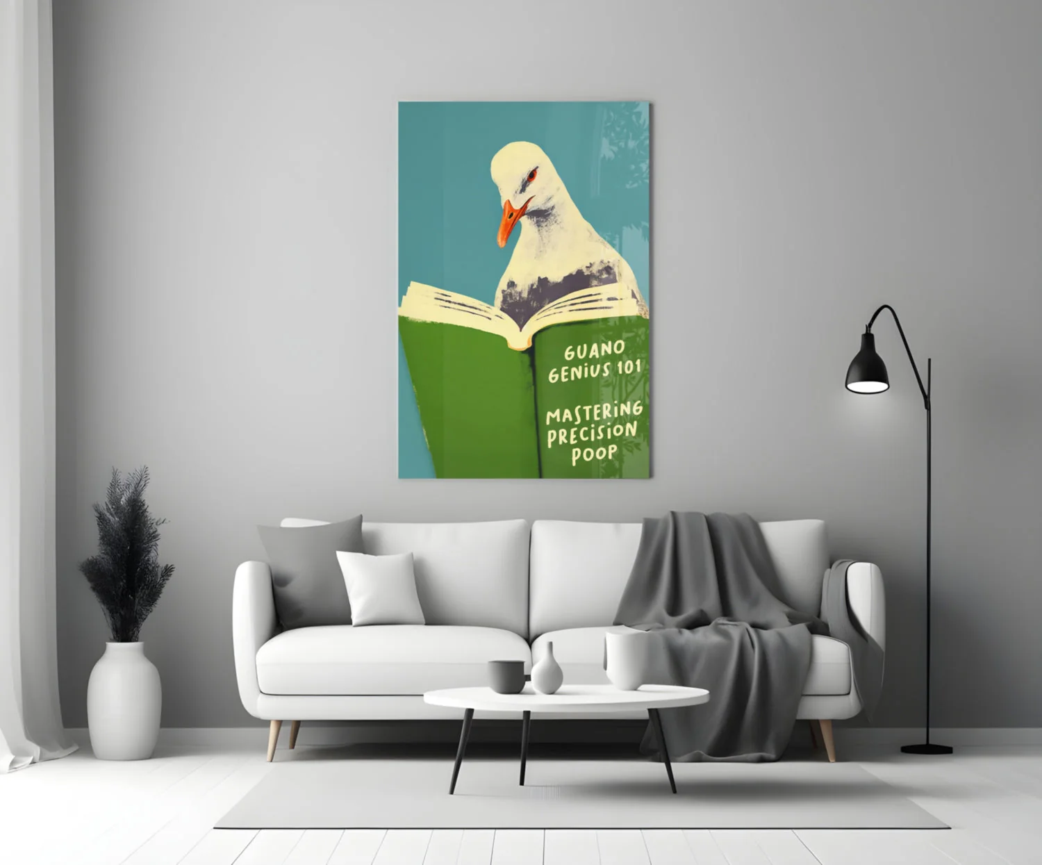 Seagull Science Glass Wall Art || Designer Collection - Image 3