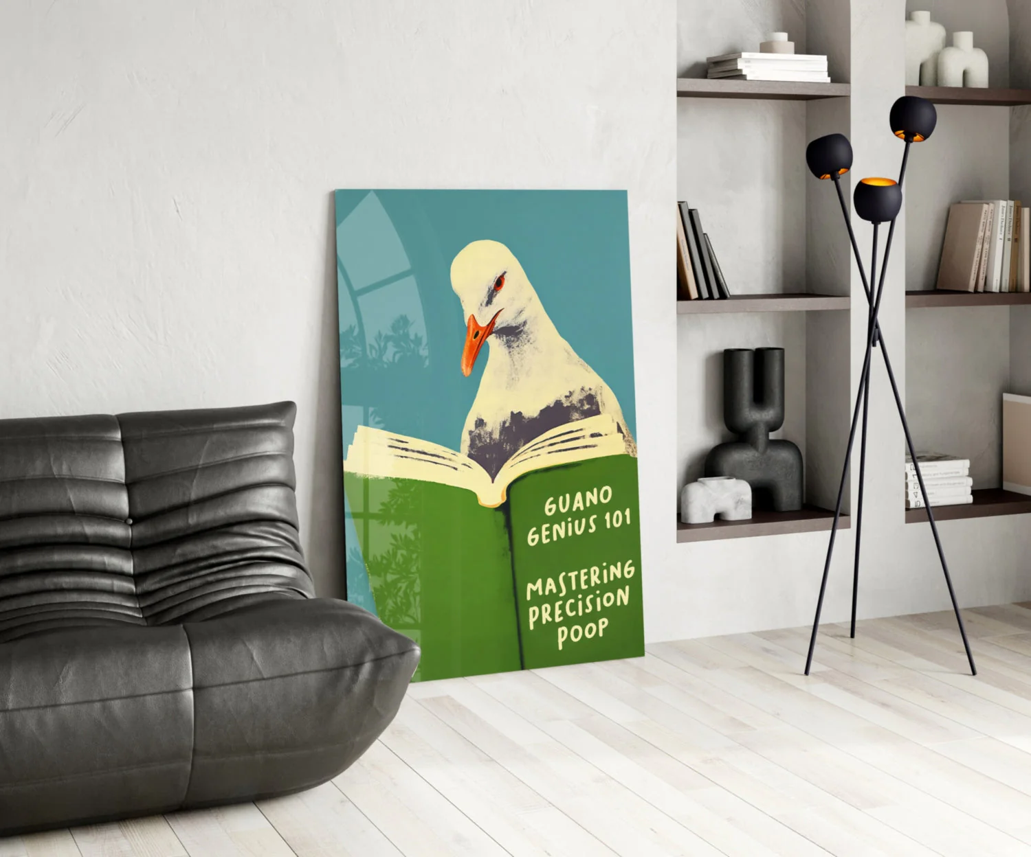 Seagull Science Glass Wall Art || Designer Collection - Image 5