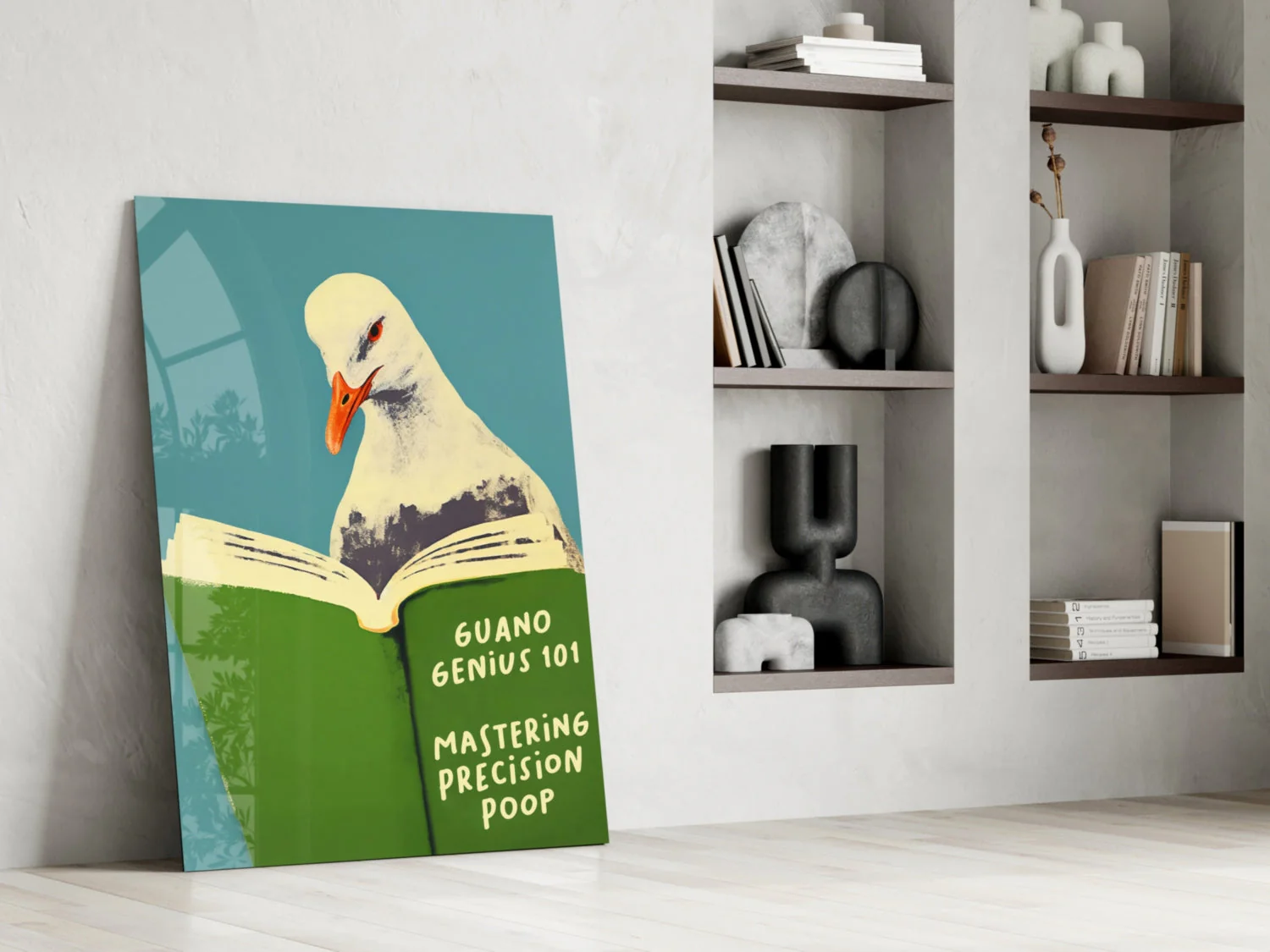 Seagull Science Glass Wall Art || Designer Collection - Image 6