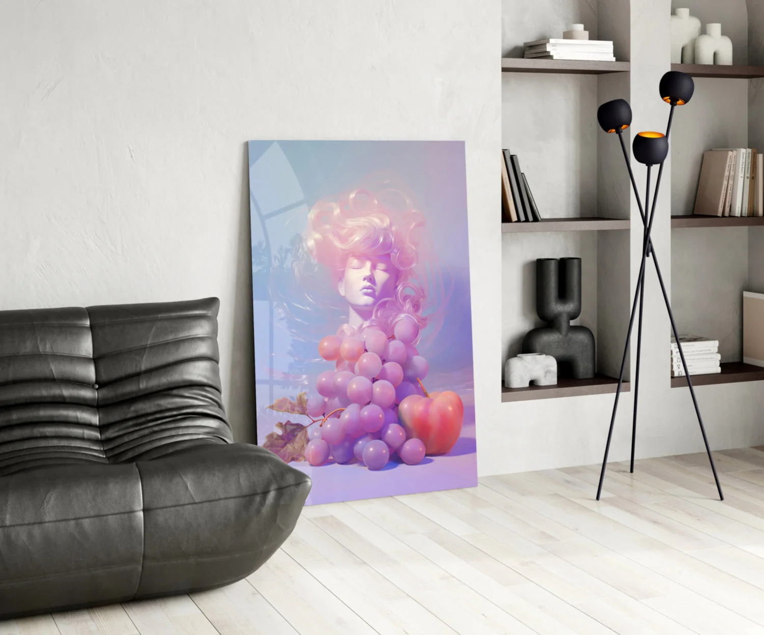 Grape Goddess Glass Wall Art || Designer Collection - Image 5