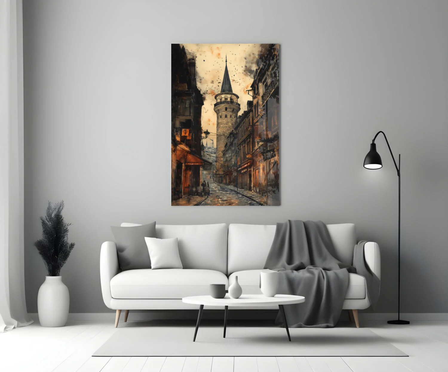 Galata Street Glass Wall Art || Designer Collection - Image 3
