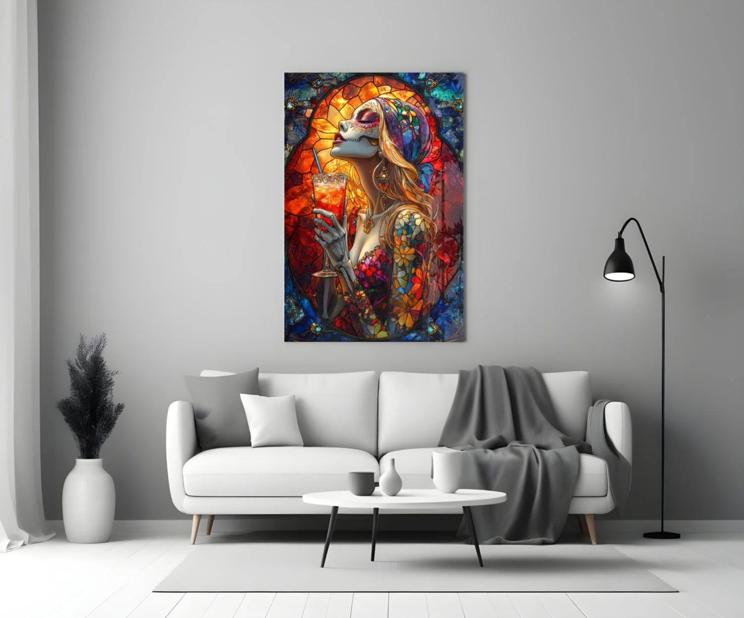 Cocktail of the Dead Glass Wall Art || Designer Collection - Image 3