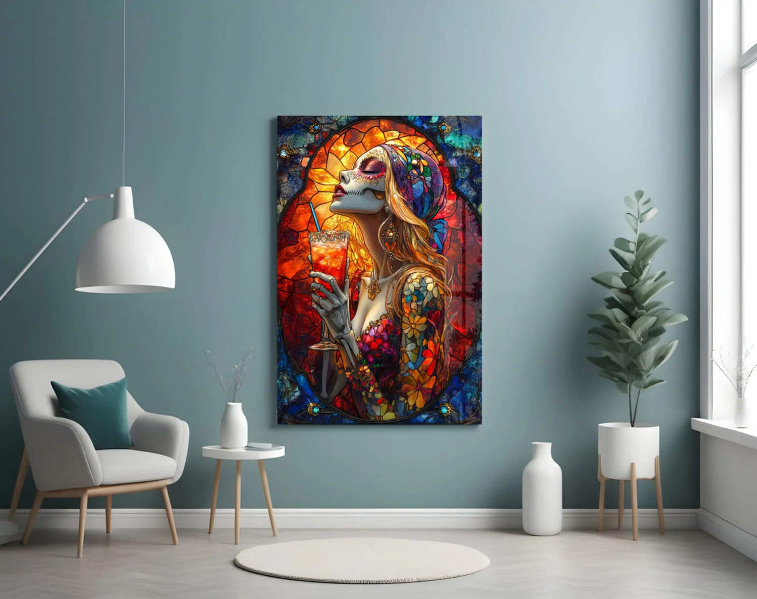 Cocktail of the Dead Glass Wall Art || Designer Collection - Image 4