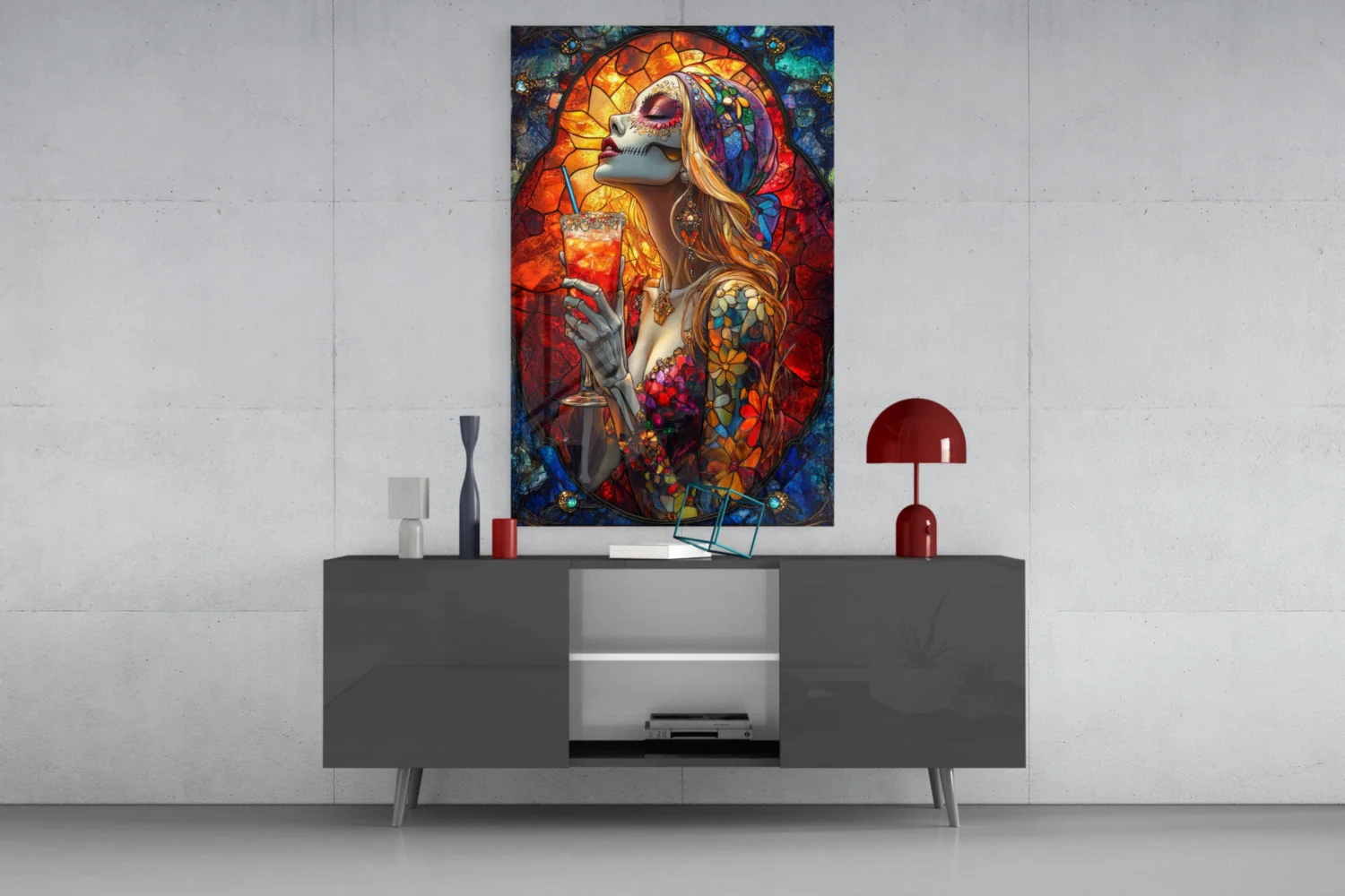 Cocktail of the Dead Glass Wall Art || Designer Collection - Image 8