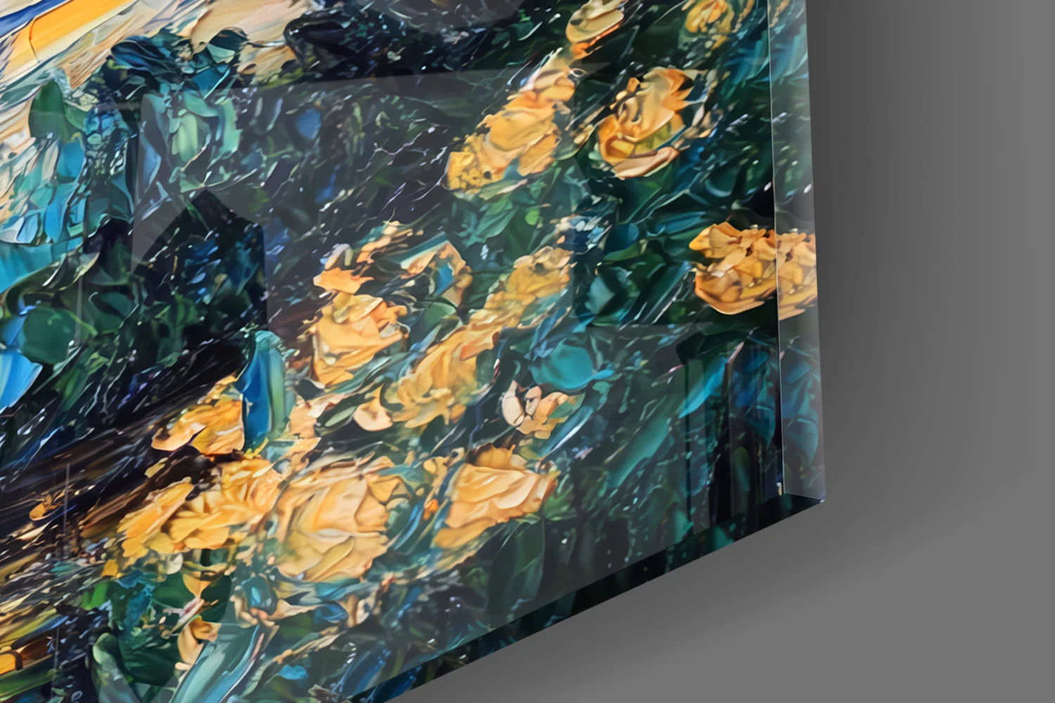 Starry Night Review Glass Wall Art || Designer Collection - Image 7