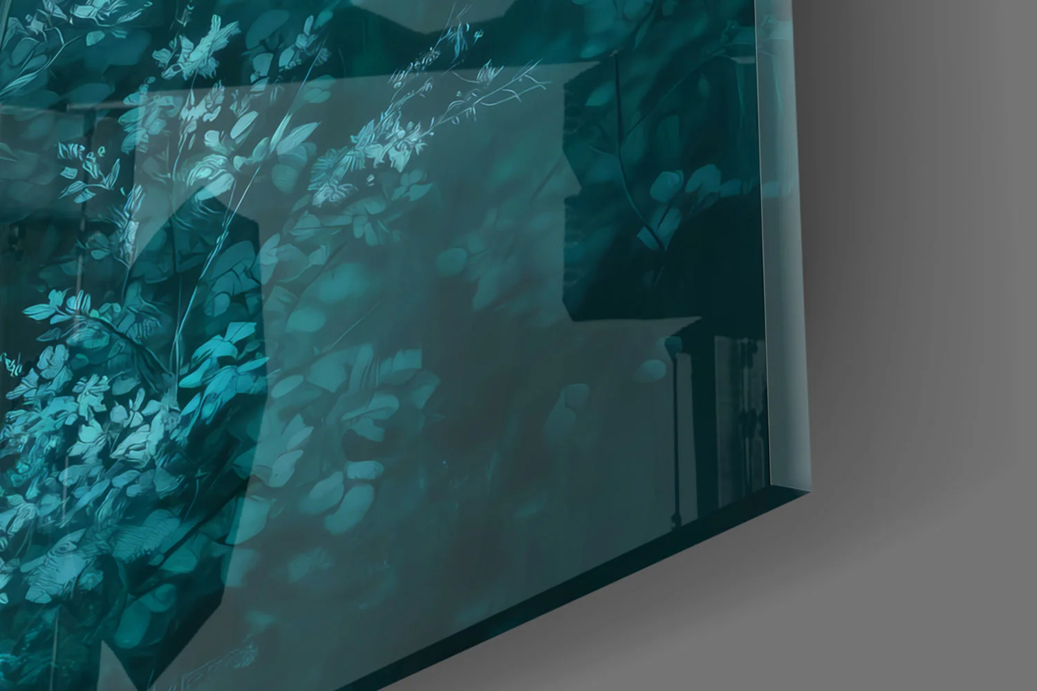 Mint Deer Glass Wall Art || Designer Collection - Image 7