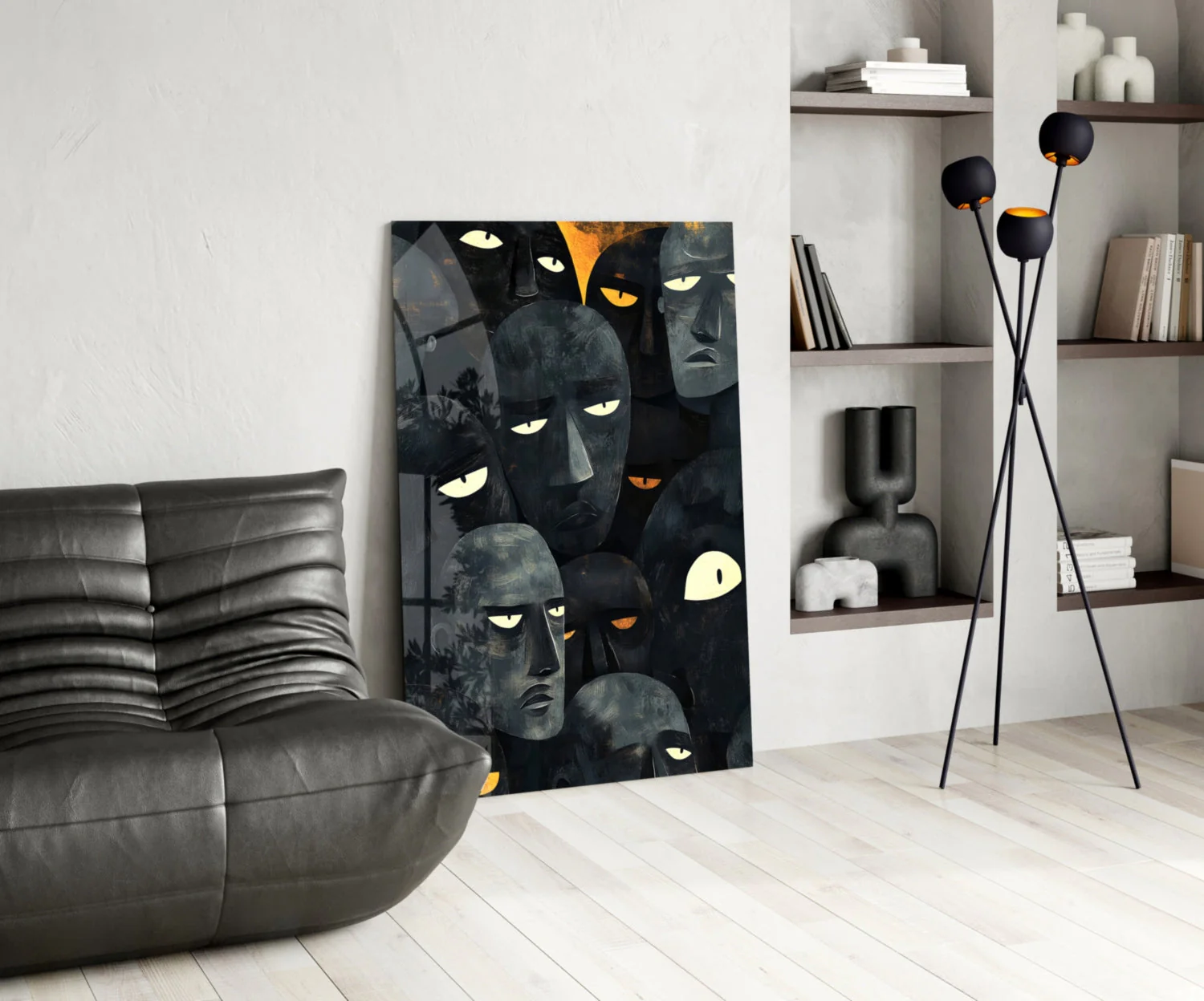 Foreign Faces Glass Wall Art || Designer Collection - Image 5