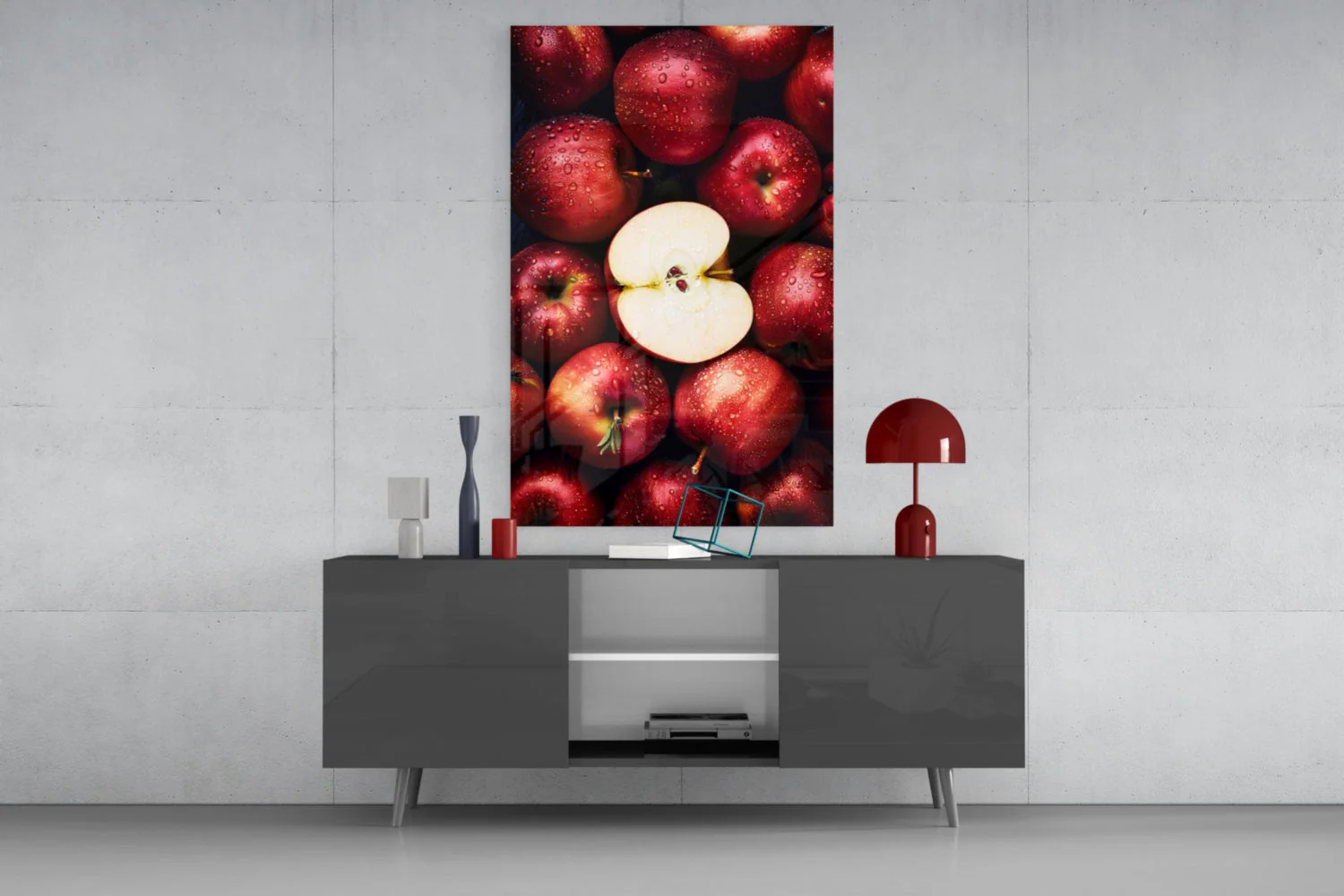 Queen of Apples Glass Wall Art || Designer Collection - Image 8