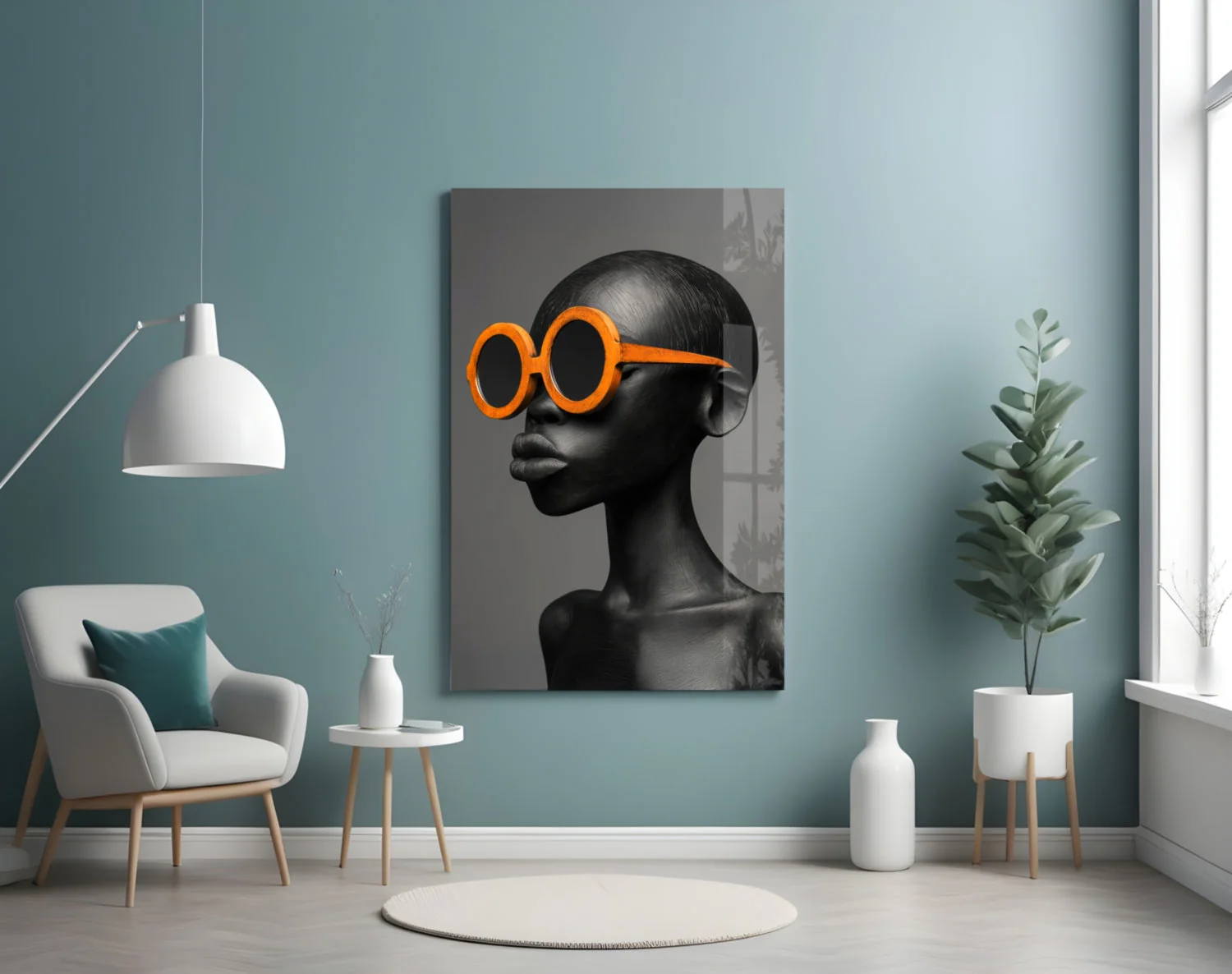 Faces of Colors Glass Wall Art || Designer Collection - Image 4