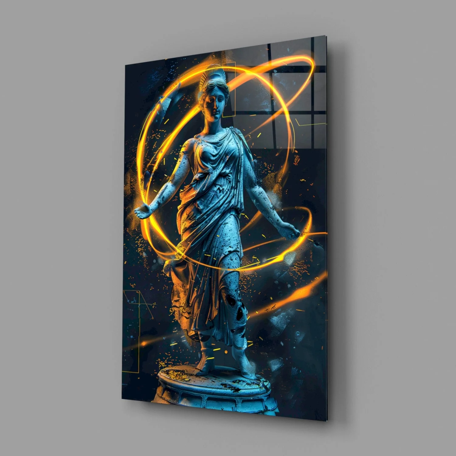 Neon Venus Glass Wall Art || Designer Collection - Image 2