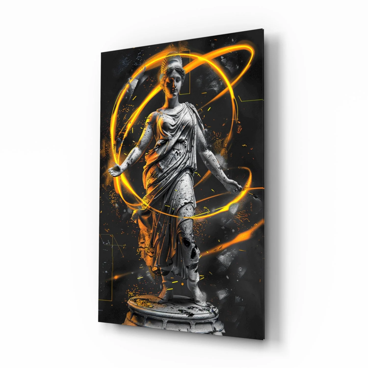 Neon Venus Glass Wall Art || Designer Collection