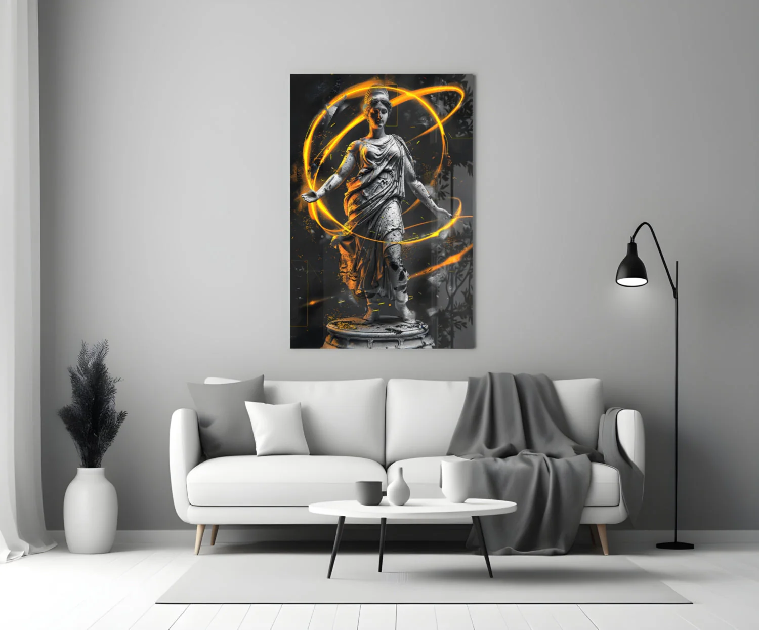 Neon Venus Glass Wall Art || Designer Collection - Image 3