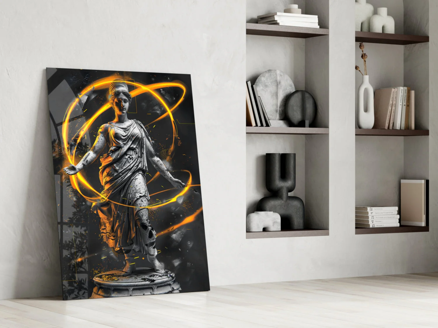 Neon Venus Glass Wall Art || Designer Collection - Image 6