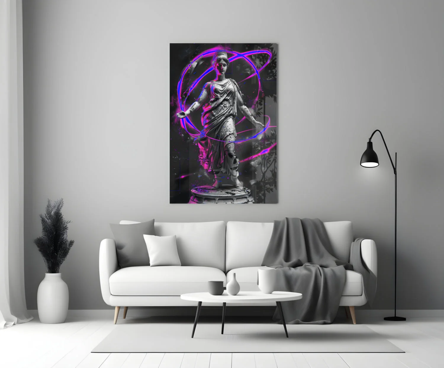 Neon Venus Glass Wall Art || Designer Collection - Image 3
