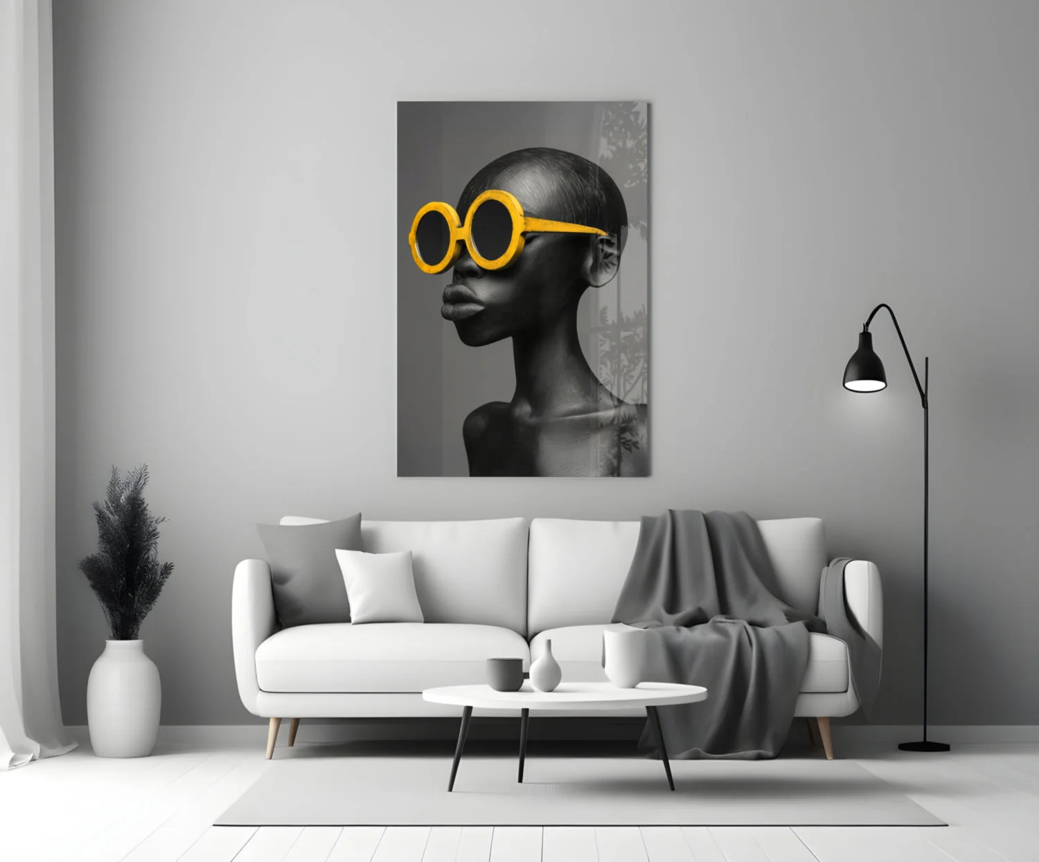 Faces of Colors Glass Wall Art || Designer Collection - Image 3