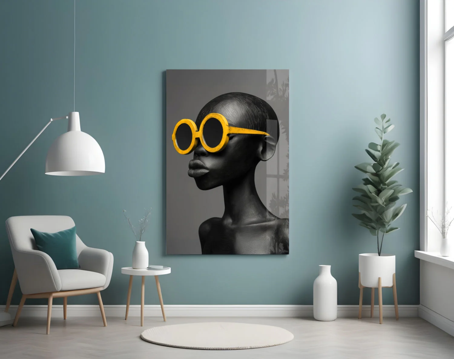 Faces of Colors Glass Wall Art || Designer Collection - Image 4