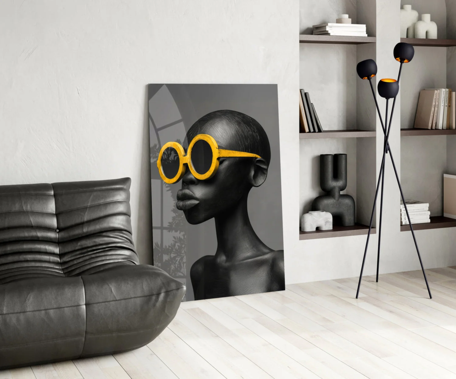 Faces of Colors Glass Wall Art || Designer Collection - Image 5