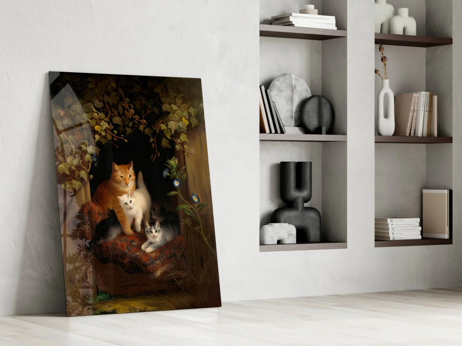Family in the Window Glass Wall Art || Designer Collection - Image 6