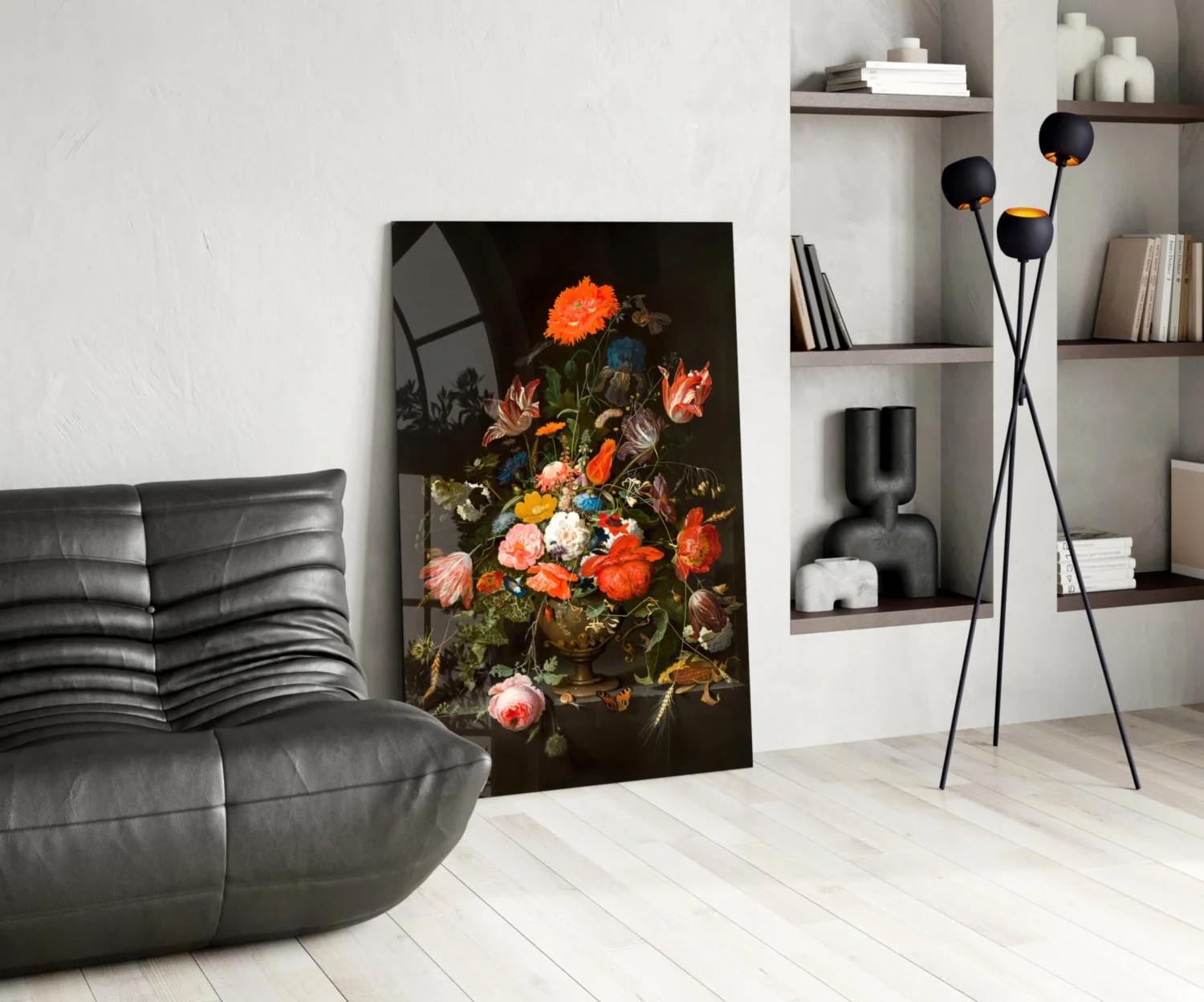 The Wealth in the Vase Glass Wall Art || Designer Collection - Image 5