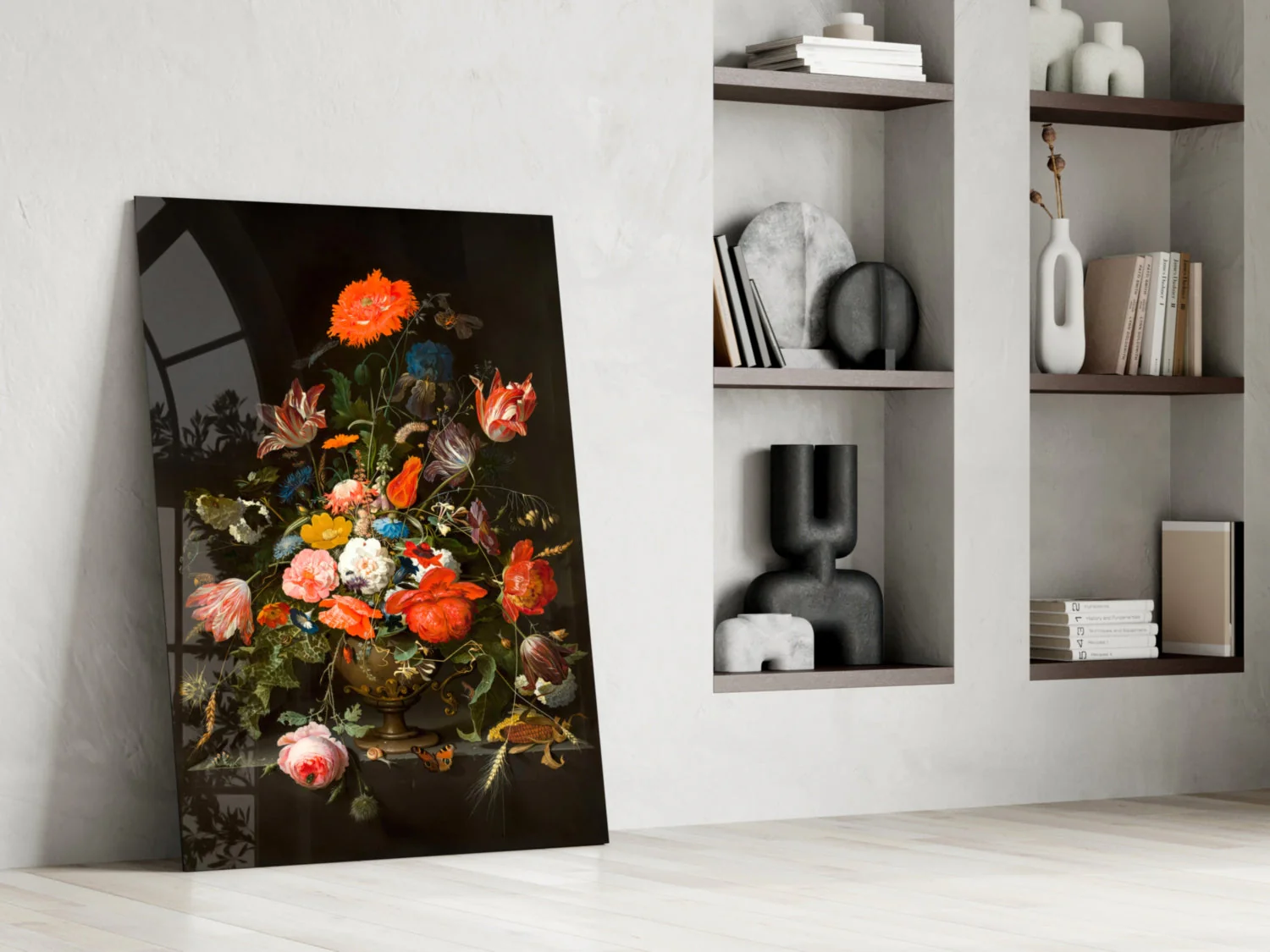 The Wealth in the Vase Glass Wall Art || Designer Collection - Image 6