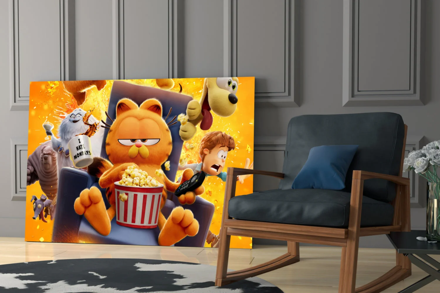 Garfield: Lazy Day Glass Wall Art || Designer Collection - Image 6