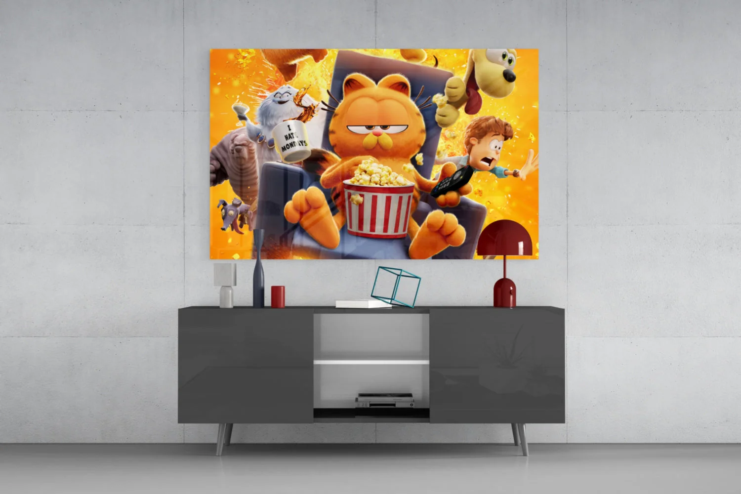Garfield: Lazy Day Glass Wall Art || Designer Collection - Image 8