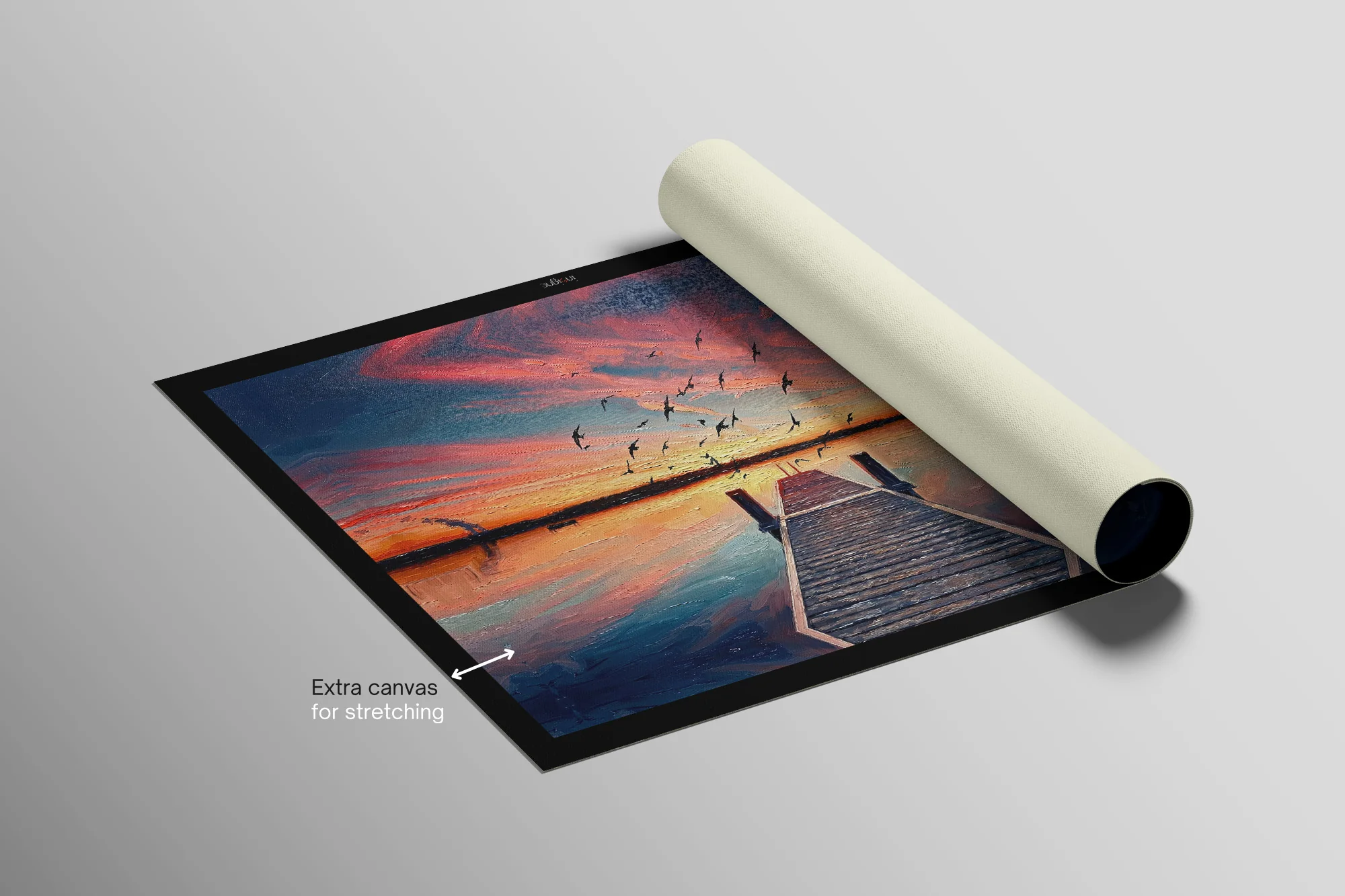 Twilight Pier Sojourn — 3D Haptic Embossed High-Gloss Luxury Wall Art - Image 9