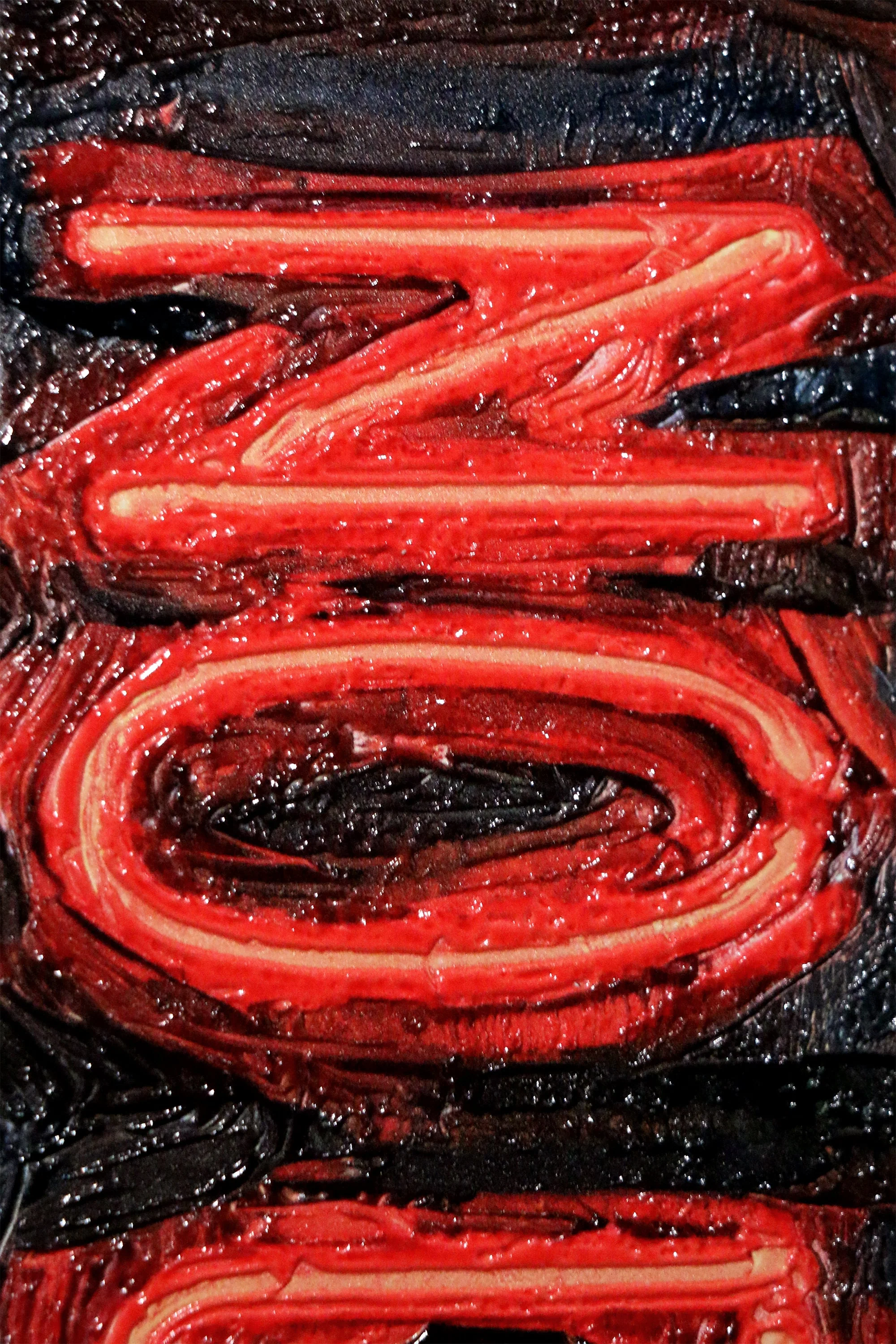 Urban Mandate — An Electric Warning in 3D Impasto - Image 4