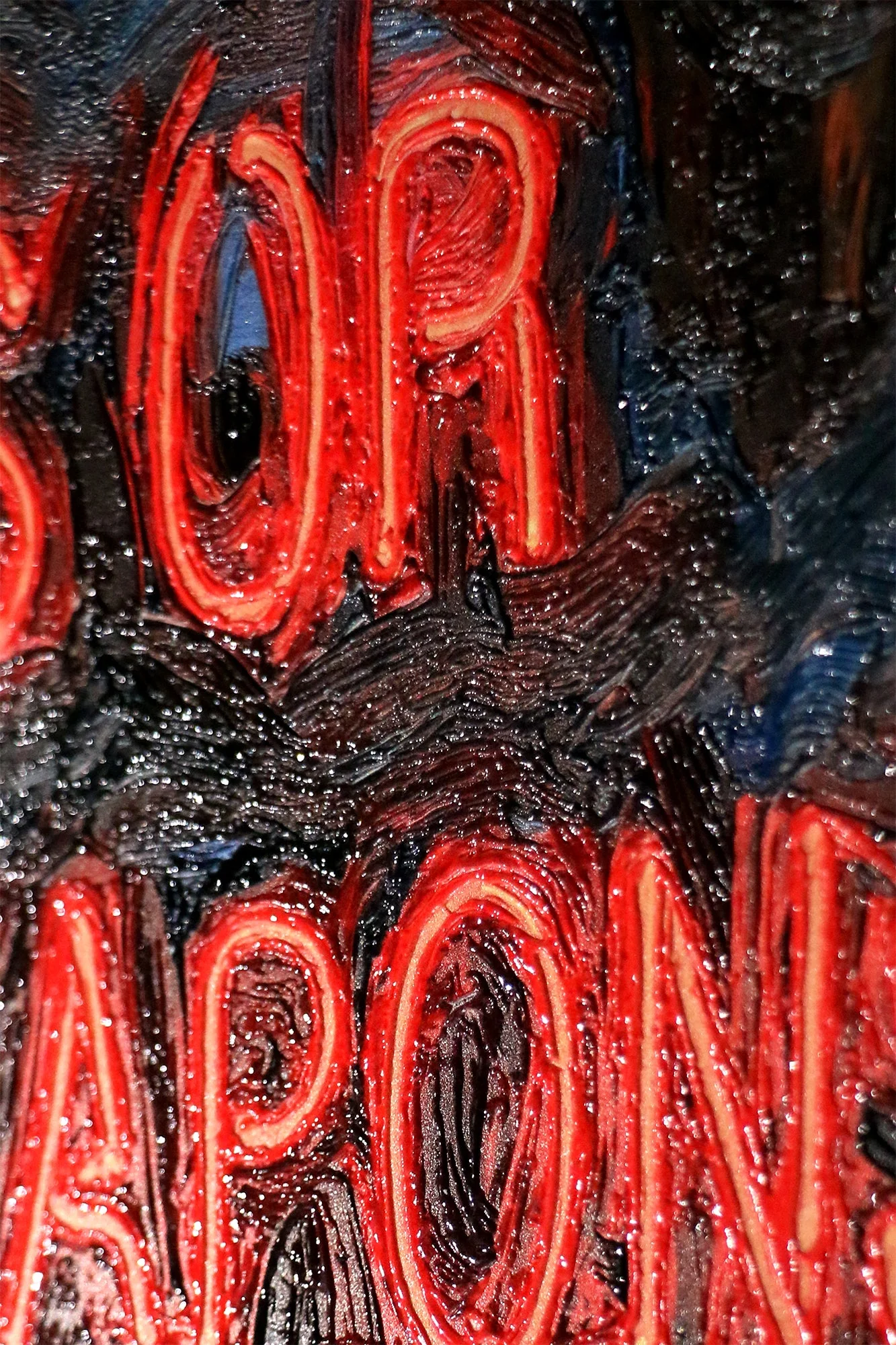 Urban Mandate — An Electric Warning in 3D Impasto - Image 5