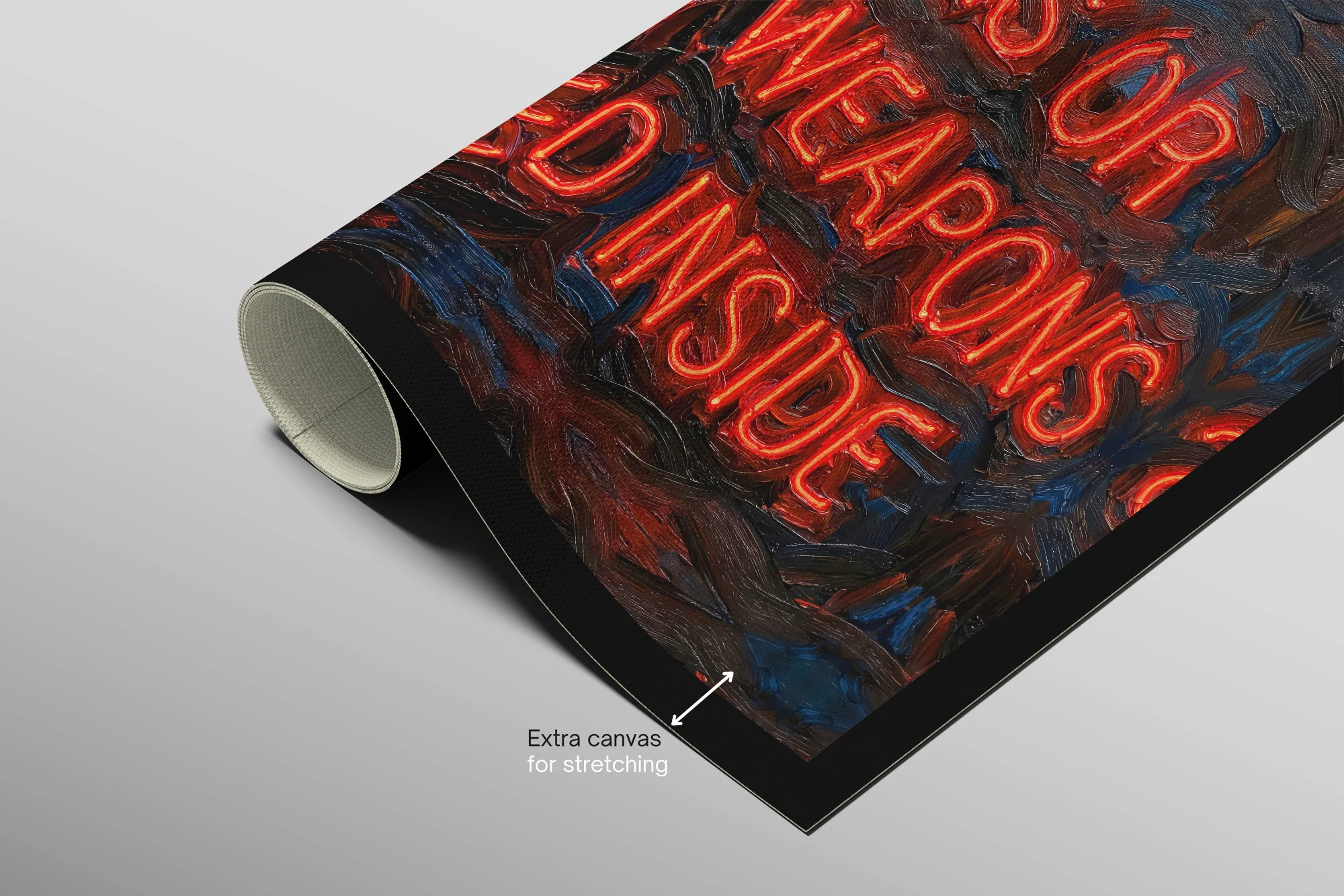 Urban Mandate — An Electric Warning in 3D Impasto - Image 7