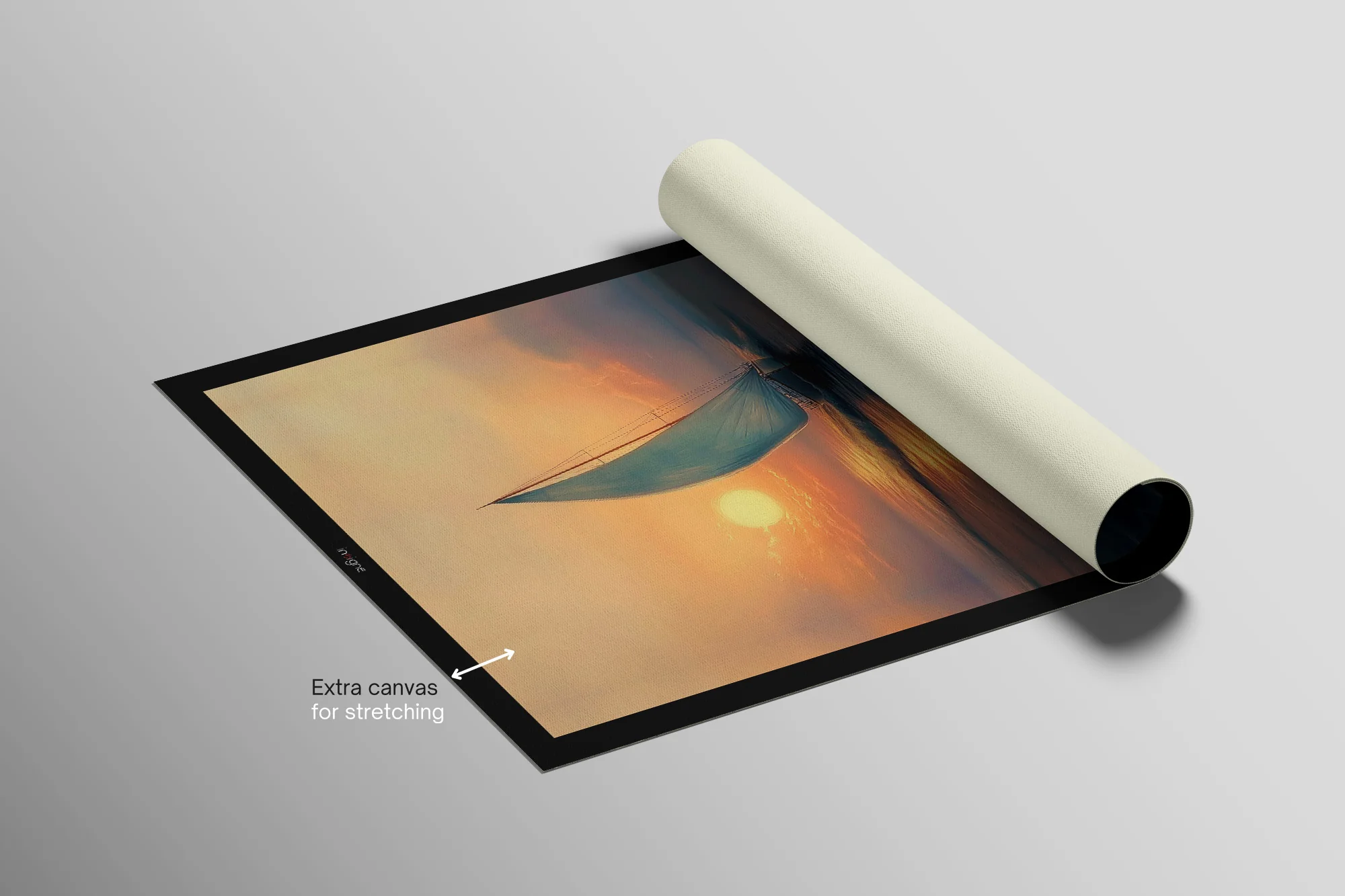 Azure Voyage: Golden Horizon — 3D Haptic Embossed High-Gloss Luxury Wall Art - Image 8