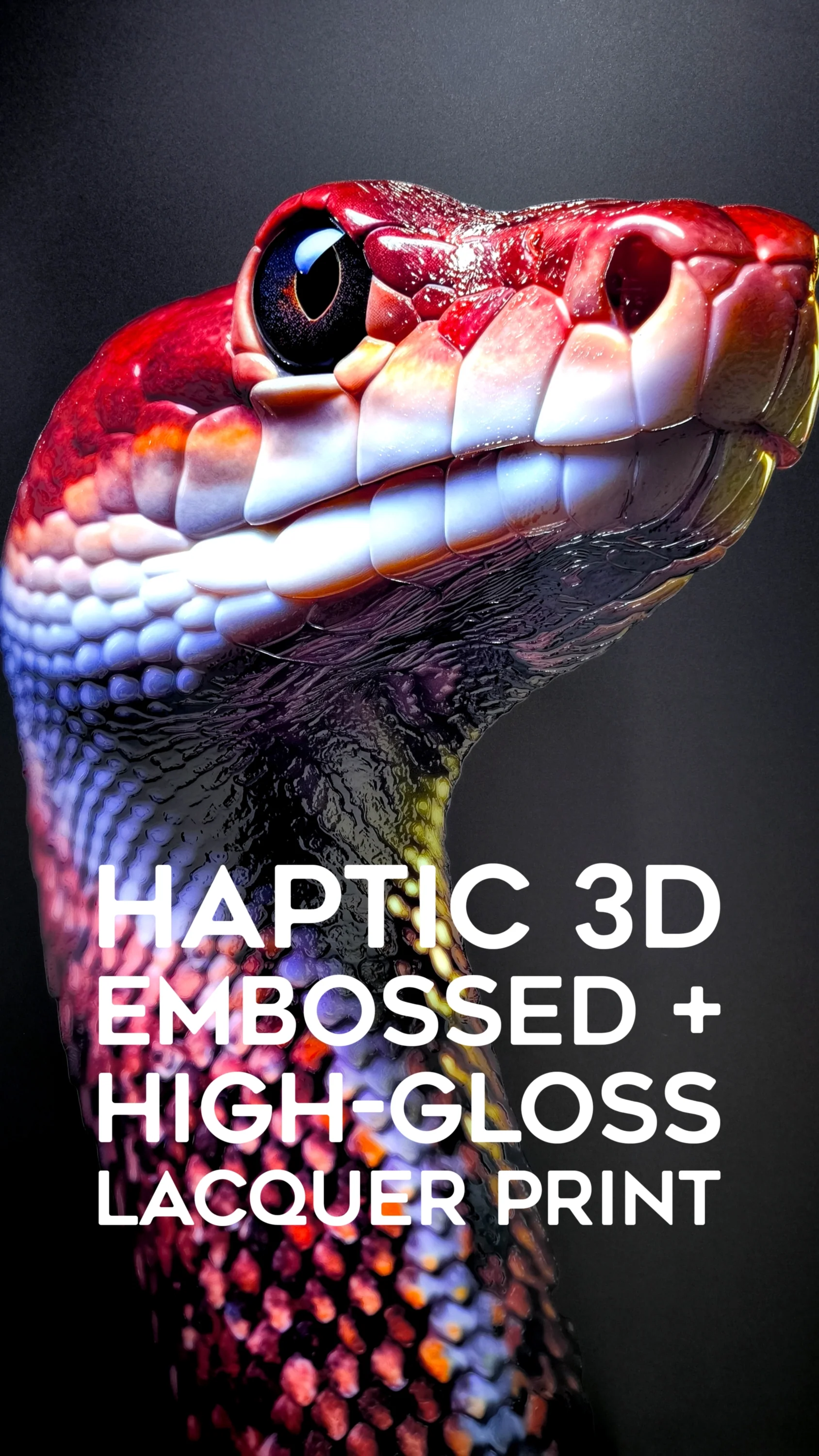 Venom Noir — Haptic 3D Embossed + High-Gloss Lacquer Print - Image 8